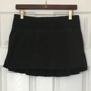 Lululemon Classic Black Pleated Skirt